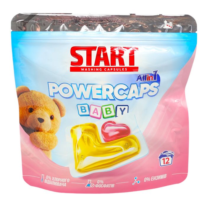 Гель-капсули для прання Start Baby 12 шт